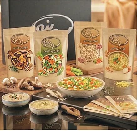 Flavored soy protein flour