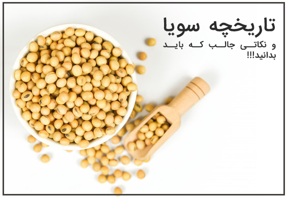 کاسهی دانههای سویا؛ تاریخچه سویا